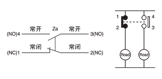 DTH-NJ-2耐高溫行程開(kāi)關(guān)接點(diǎn)形式